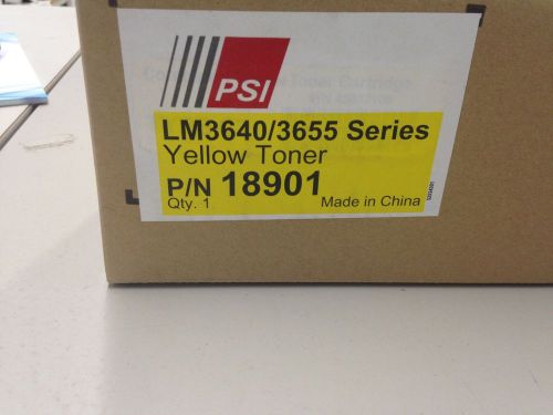 New In Box PSI Yellow Toner Cartridge LM3640/3655 Digital Envelope Press 18901