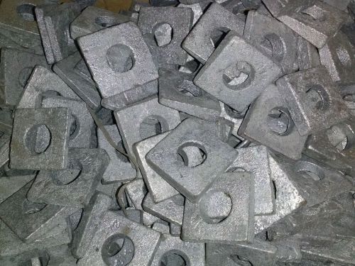 50 1/2&#034; malleable beveled square washer hot dip galvanized i-beam flange wedge for sale