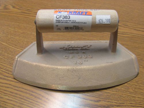 Kraft tool co. 16&#034; bronze radius chamfer cf383 for sale