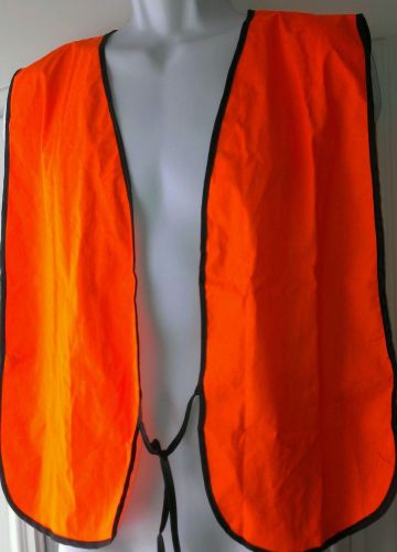 Safety Vest Orange for Construction Traffic Warehouse Jogging One size fits all