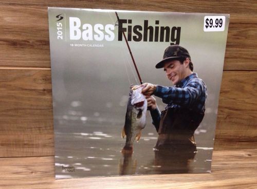 Browntrout Publishers 12&#034; x 12&#034; Bass Fishing Wall Calendar Each