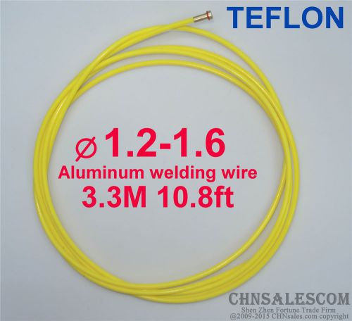 Mig mag teflon liner 1.2-1.6 welding wire euro connectors 3.3m 10.8ft for sale