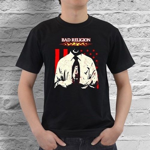 New bad religion american punk rock  band mens black t-shirt size s, m, l - 3xl for sale