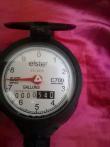 Elster C700 5/8x3/4 Digital Polymer Body Meter in USG
