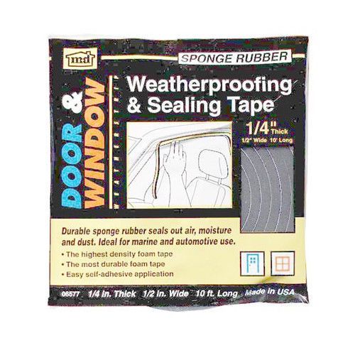 Automotive Weatherproofing and Sealing Tape 0.25&#034; H x 0.5&#034; W x 120&#034; D