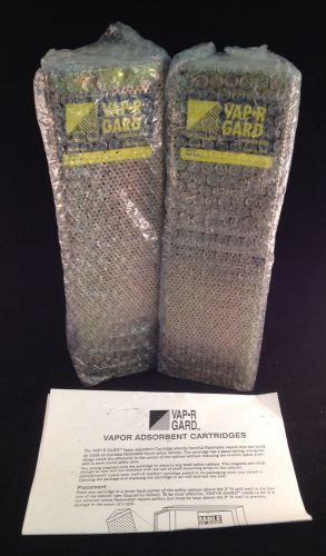 VAP-R GARD 3NPJ2 Vapor Adsorbent Cartridge 2 Pack, 12&#034;H NIB