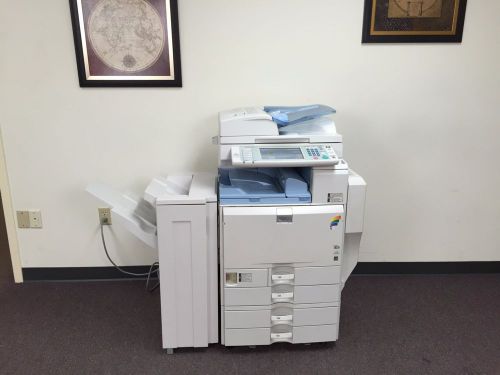 Ricoh MP C4501 Color Copier Machine Network Printer Scanner Fax Finisher Copy
