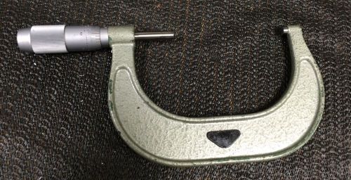 3-4 Inch Micrometer With Friction Thimble And Carbide Tips