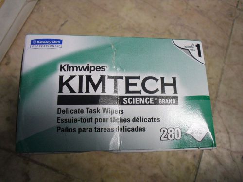 New ! kimtech science kimwipes delicate task wipers  kcc 34155ct 280ct per box for sale