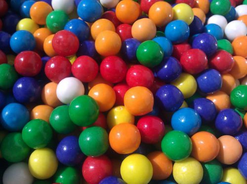500 dubble bubble gumballs gum ball refill small 13 mm size  gumballs candy bar for sale