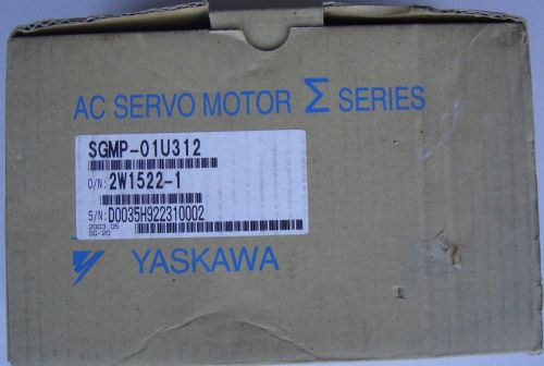 YASKAWA SGMP-01U312 AC SERVO MOTOR, 100 WATS , 200 VOLTS , O.89 AMP
