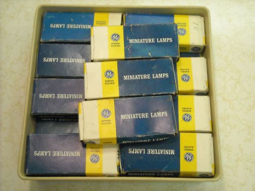 Lot of 18 boxes of 10 each NOS GE no. 344 miniature lamps