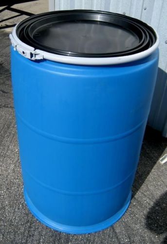 PLASTIC BARREL 55 GALLON -With Removeable Lid And Closure Ring
