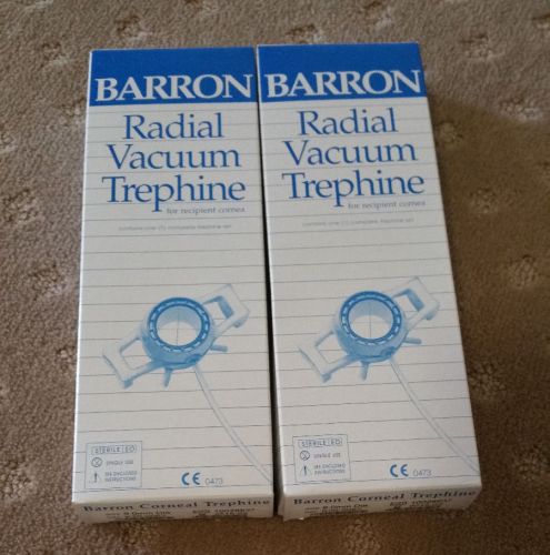 Barron Radial Vacuum Trephine REF: K20-2062 9.0mm Dia.