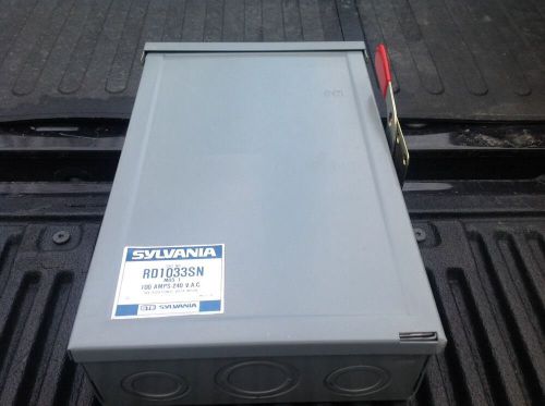 Sylvania Rd1033Sn 100 Amp Safety Switch