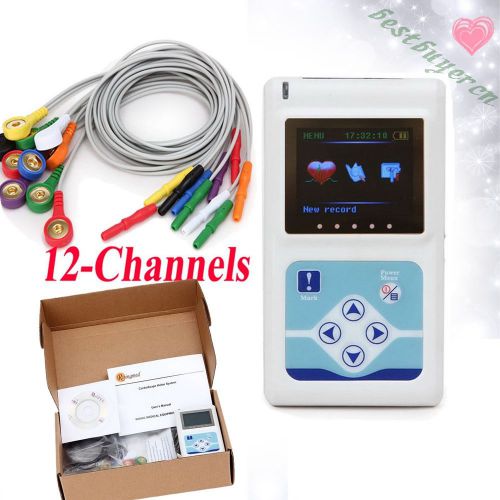 12-Channel ECG Holter System/Recorder Monitor FreeAnalyzer Software Analyzer