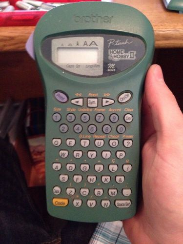 Brother PT85 P-Touch Home and Hobby Label Maker III PT-85