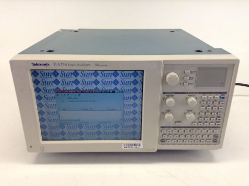 Tektronix TLA 714 Logic Analyzer Color Portable Mainframe w/ (2x) TLA 700