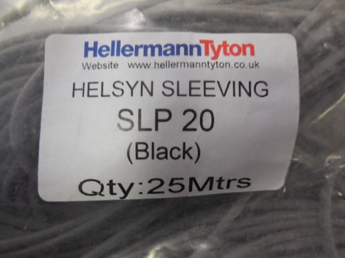 9 BAGS HELLERMANN TYTON SLP20 HELSYN SLEEVING 25 METERS PER