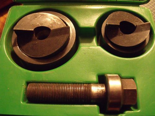 Greenlee 7237BB Slug-Buster Knockout Punch Set Kit for 1-1/2 &amp; 2-Inch Conduit