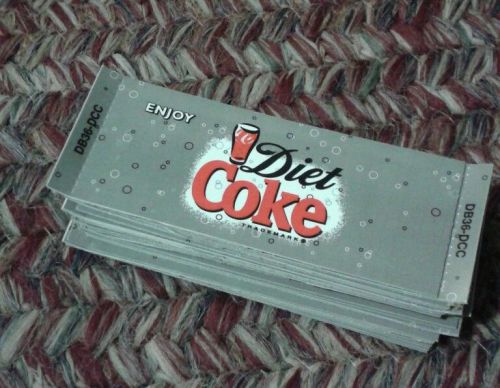 Coke Machine Diet Coke Flavor Cards Lot of 38
