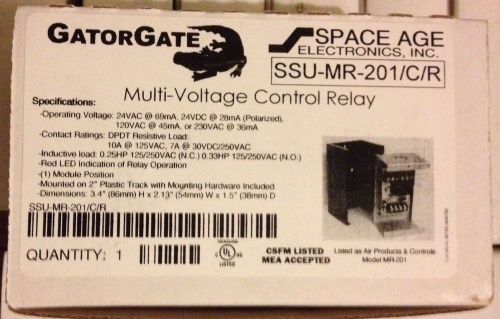 Space Age GatorGate SSU-MR-201CR MR201CR Multi Voltage Control Relay ***NEW***