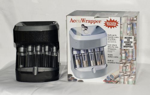AccuWrapper Motorized Coin Sorter With Wrappers
