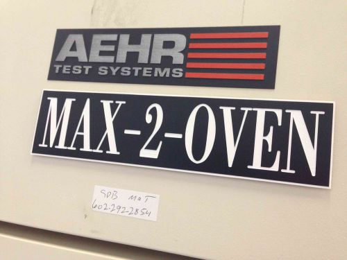 AEHR Test Systems Max2 64000 7289   BI Oven