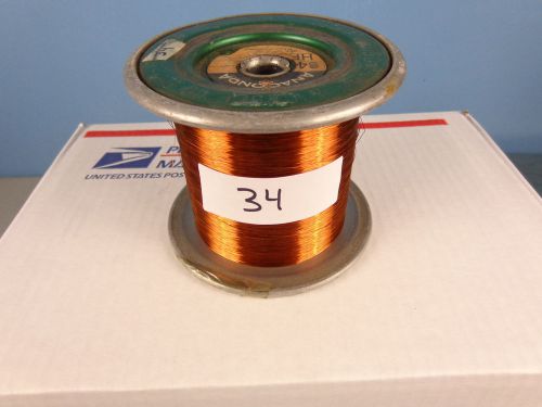 34 AWG Magnet enamel wire   2.1 lbs  17,000&#039;