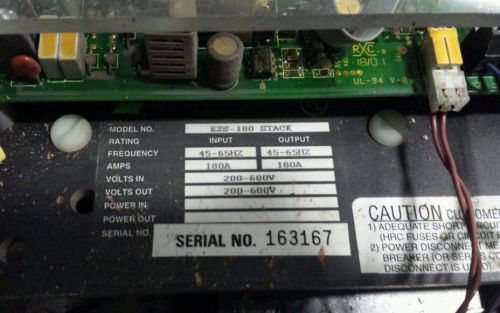 SAFTRONICS SOFT START EZS-180  USED EZS180