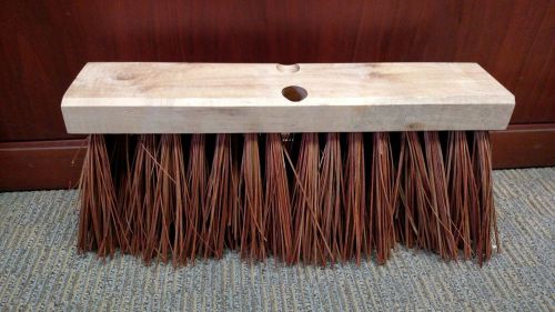 Street broom heads by dqb industries model 08503 natural street broom 16&#034; - new for sale