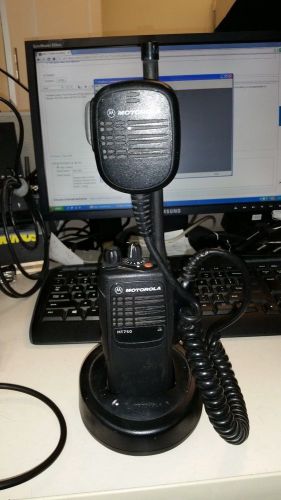 Motorola ht750 vhf 4ch portable radio with accessories for sale