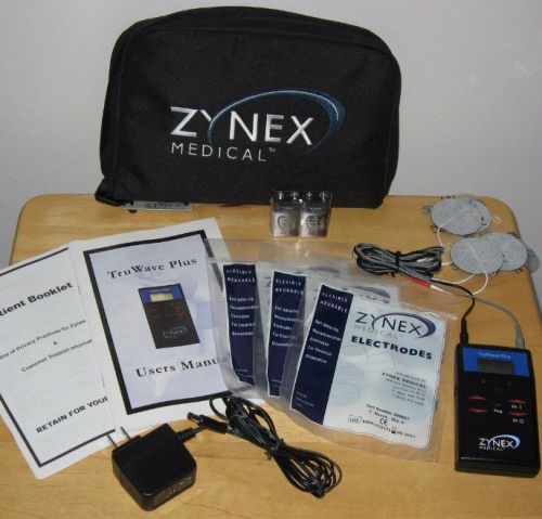 Zynex Medical TruWave Plus Patient Kit Neuromuscular Stimulation System + Bonus