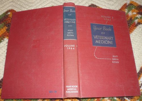 1964 yearbook of veterinary medicine, vol 2; comprehensive, good condition for sale