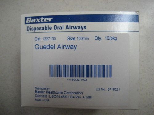 Baxter Guedel Airways / 100mm  CE1227100   Box of Ten