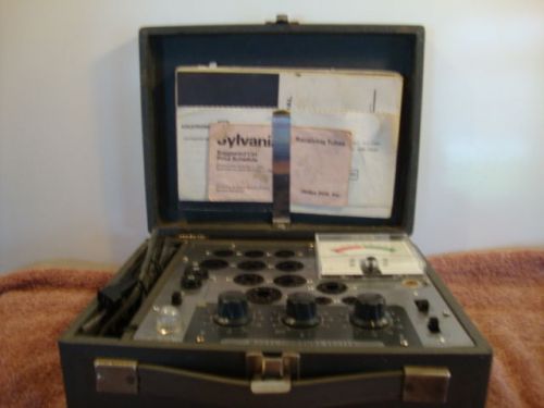 Mercury 1100 Tube Tester &amp; Case Excellent Tested Guaranteed