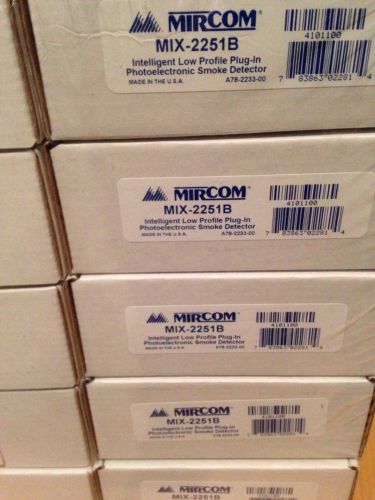 Fire alarm, addressable photo smoke detector, mircom #mix-2251b for sale