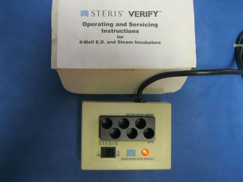 STERIS VERIFY 6-WELL TEST TUBE WARMER / INCUBATOR  S3271