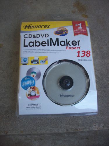 Memorex 32023947 CD Label MAKER EXPERT 138 TOTAL LABELS