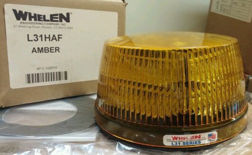 Whelen L31HAF Super LED Amber NEW