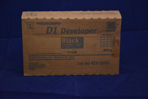 NEW HEIDELBERG D1 DEVELOPER DIGIMASTER BLACK TONER BOX OF 2 BAGS ORIGI. 413-2010