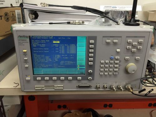 ANRITSU MT8801C RADIO COMMUNICATION ANALYZER w/antennna