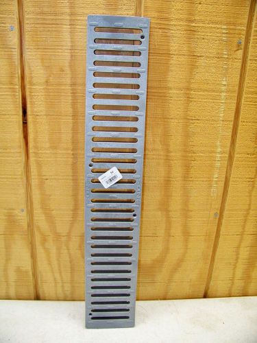 Nds 241 spee-d channel drain grate 24&#034; x 4 1/8&#034; gray new for sale