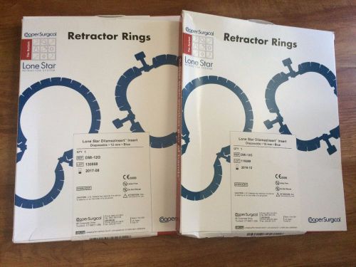 COOPER-SURGICAL REF#DMI-12G / Lone Star Retractor Rings 12mm/blue / In Date