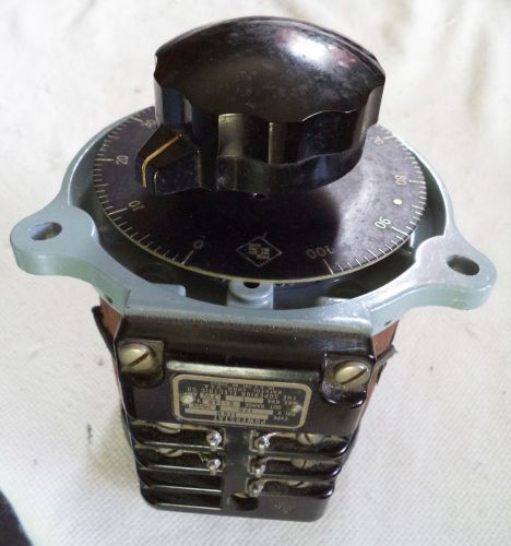 Used Superior Electric Powerstat Variac Model 116U  120 Volt 50/60Hz Max 1 kVA