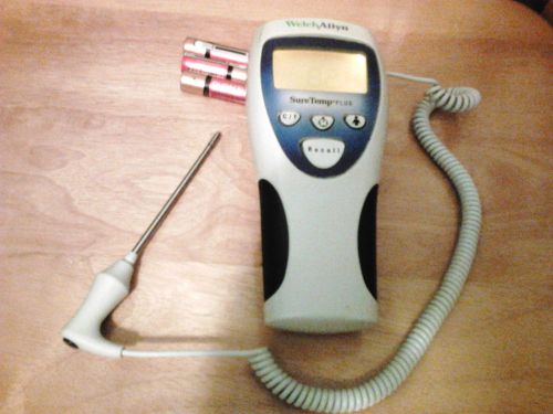 Welch Allyn Suretemp Plus 692 Oral/Rectal Thermometer includes New 6 Batteries +