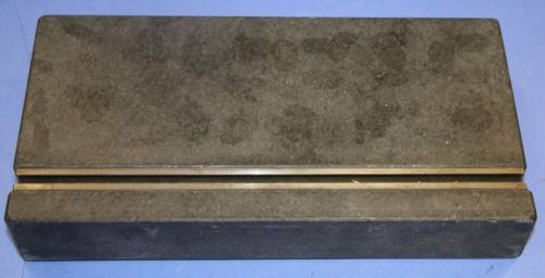 (1) Used Scholte Granite Inspection Plate Equipment With T Slot Overall: 12&#034; X 6