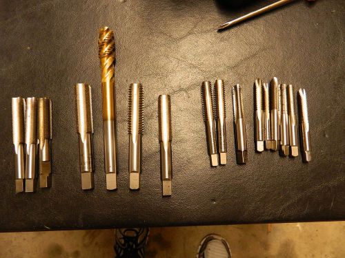 TAPS LOT OF 16 DIFF. SIZES USED