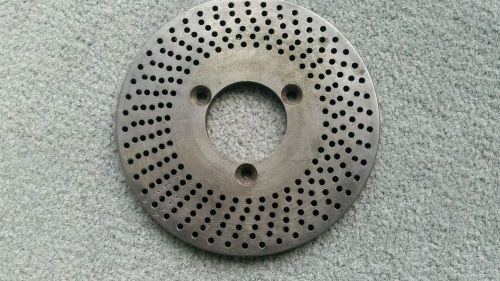 Dividing Head Indexing Plate