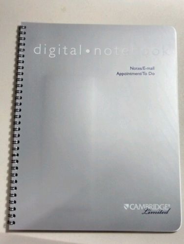 Cambridge Limited Digital Notebook--- From Paper To PC- 40 Sheets